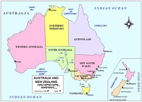 Australia Political Map Pictures Map Of Australia Region Political