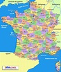 Regions Of France Map with Cities | secretmuseum