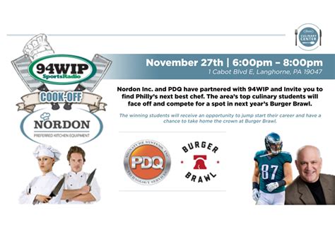 Nordon And Pdq Partner With 941 Wip For Student Cook Off Nordon