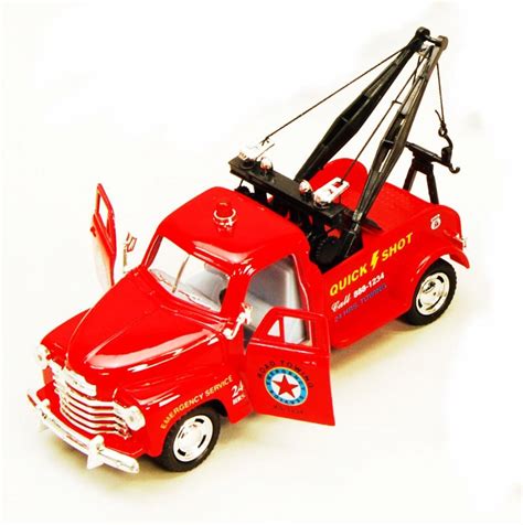 1953 Chevy Tow Truck Red Kinsmart 5033d 138 Scale Diecast Model