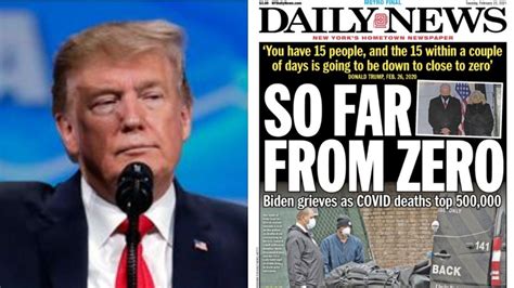 New York Daily News Uses Old Donald Trump Quote To Mark 500000 Dead