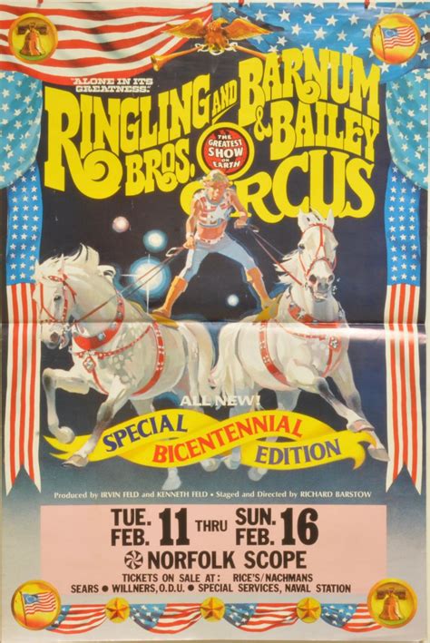 Sold Price Ringling Bros And Barnum Bailey Circus Poster