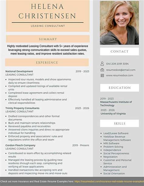 Whether you are writing a resume for an it consultant or leasing consultant. Leasing Consultant Resume Samples and Tips [PDF+DOC ...