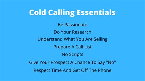 Cold Calling Tips A Beginners Guide Neil J C Franklin