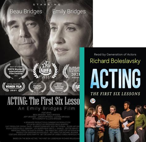 Acting The First Six Lessons 2021 The Book Vs The Movie