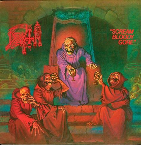 Metal Lp Death Scream Bloody Gore Near Mint Original On Combat Vinyl
