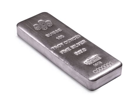 Buy The Pamp Suisse 100 Oz Cast Silver Bar New Wassay