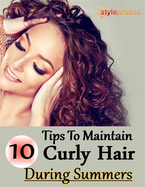 Tips To Maintain Curly Hair During Summers Straightening Curly Hair Curly Hair Tips Curly