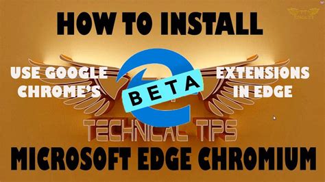 Apparently, microsoft was overly ambitious because they haven't gotten enough people to come back to the windows browser. How to Install Microsoft Edge Chromium Beta Version | New Edge Browser for Windows 10, 8, 7 ...