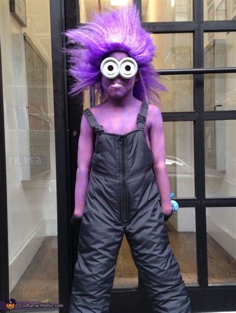 Diy evil purple minion costume makeup & hair halloween. 30 best DIY Purple (Evil) Minion Costume Ideas images on Pinterest | Evil minions, Despicable me ...