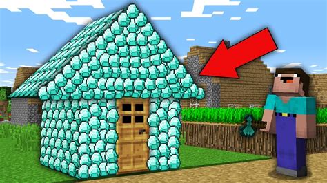 Minecraft Noob Vs Pro How Noob Build This Rarest Diamond Crystal House