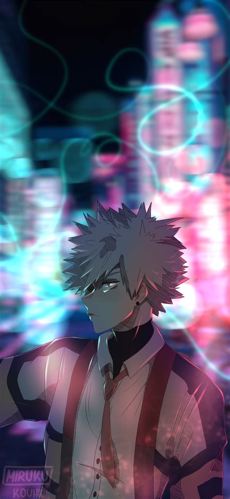 Deku Neon Wallpapers Wallpaper Cave