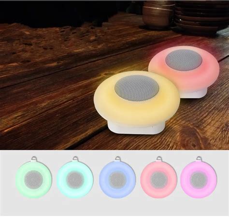 Shava Night Light Bluetooth Speaker Touch Control Led Portable Outdoor