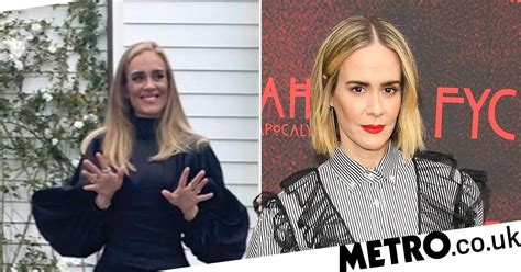 Adele Comparisons Are Fine With Ahs Actress Sarah Paulson Metro News
