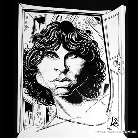 Lecaricatura Caricatura Jim Morrison