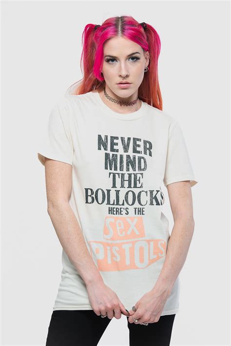 Le T Shirt Des Sex Pistols Never Mind The Band Logo Nouveau Officiel