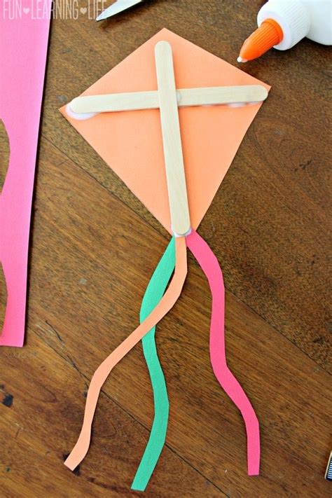 Construction Paper Kite Craft Papercraft Among Us