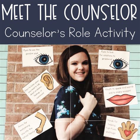 Meet The Counselor Activity School Counselors Role Counselor Keri