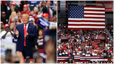 How Many Attended Trumps North Carolina Rally Crowd Photos