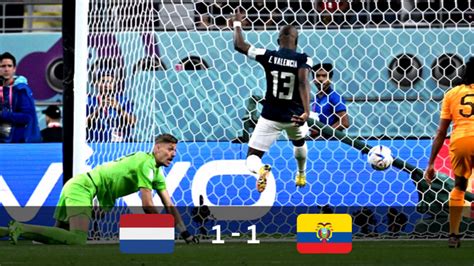 Netherlands Vs Ecuador 1 1 Match Draw