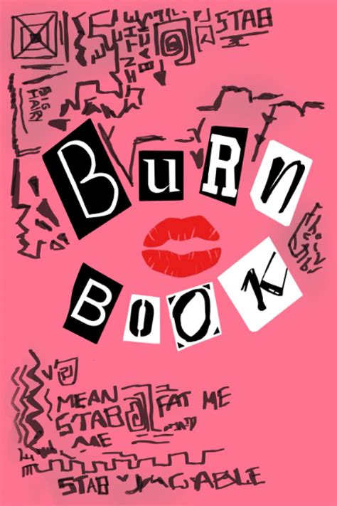 buy burn book mean girls inspired day planner 6 x 9 120 pages softcover mean girls