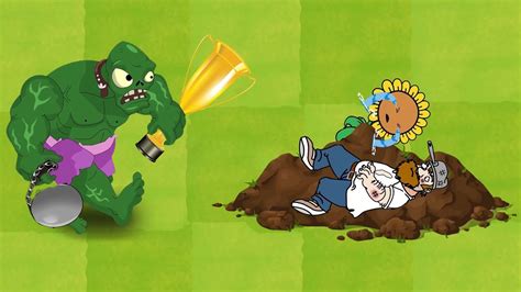 Plants Vs Zombies Gw Animation Episode 48 Crazy Dave Vs Drzomboss