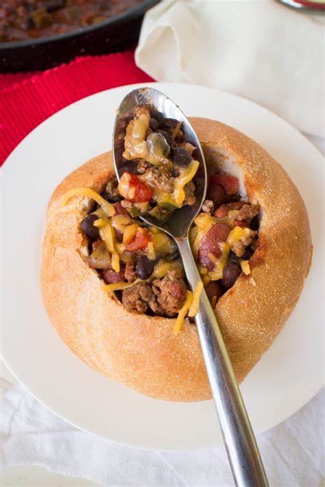 Try out these best easy breakfasts for diabetics, all approved by diabetes experts. Easy Ground Beef Chili Recipe With Bread Bowl - Best ...