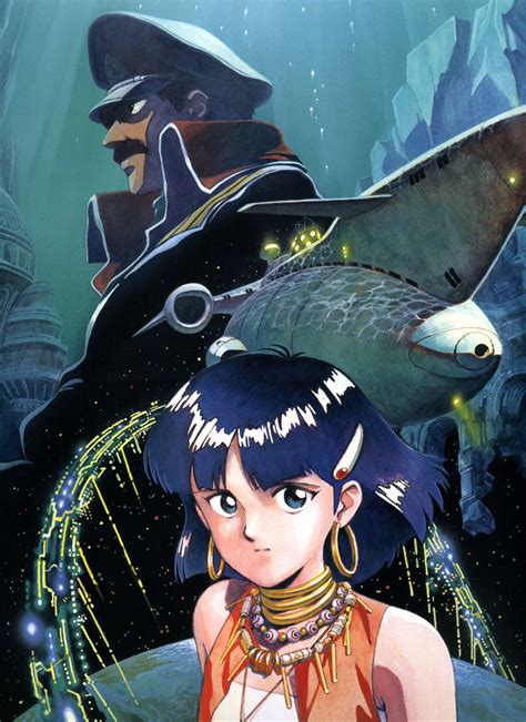Nadia The Secret Of Blue Water Promotional Artwork Sci Fi Anime Art Anime Manga Anime Manga