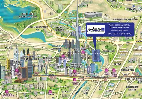 Interactive Resort Maps Dubai Hotel Maps 3d Dubai Map Hotel Maps