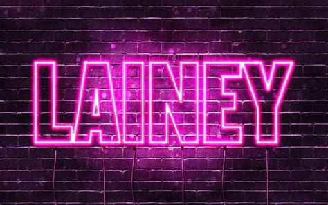 download wallpapers lainey 4k wallpapers with names female names lainey name purple neon