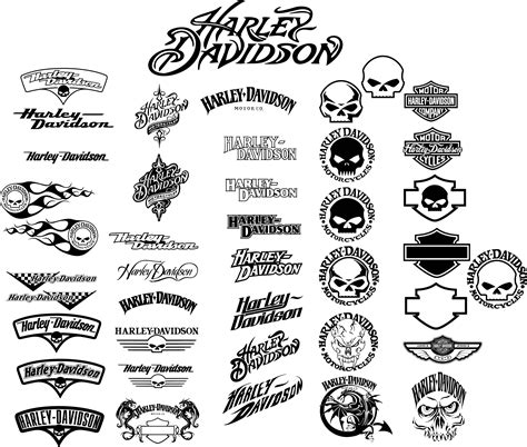 Harley Logos All In One Place Harleydavidsoncustom In 2020 Harley Davidson Decals Harley