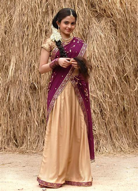 Indian Actress Real Sarees Photo Sheena Shahabadi In Half Saree