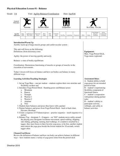 40 Physical Fitness Lesson Plans Fun Online Learning For Kids