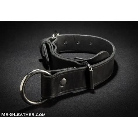 Mr S Leather Leather Quick Pull Choke Collar Black One Size