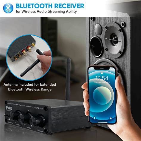 Bluetooth HiFi Mini Audio Amplifier Class D Digital Desktop PC Stereo