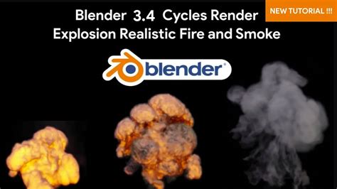 Tutorial Blender 3d Cycles Render Explosion Realistic Fire And Smoke