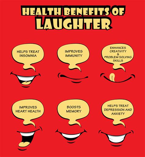Health Benefits Of Laughter Visually