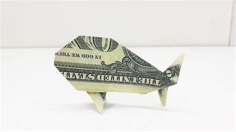 Dollar Money Origami Fish John Montroll Youtube