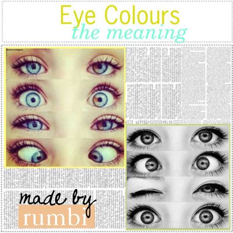 The Meaning Behind Eye Colours Eye Color Color Meanings Eye Black
