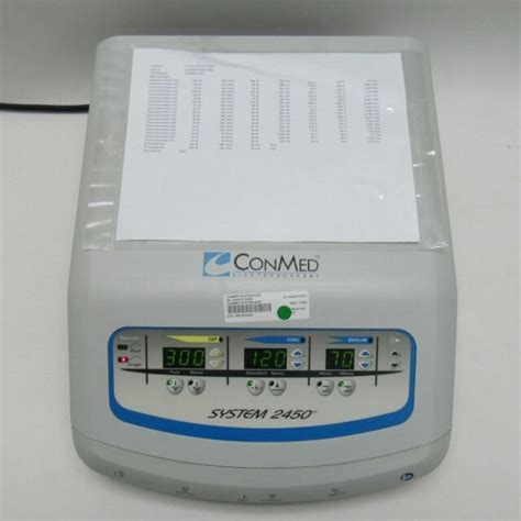 Used Conmed System 2450 Electrosurgical Unit For Sale Dotmed Listing