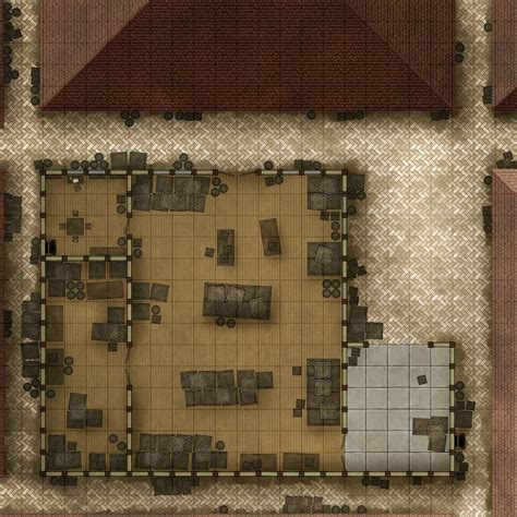 Battlemap Daggerlad Hideout Warehouse By Ronindude Dungeon Maps