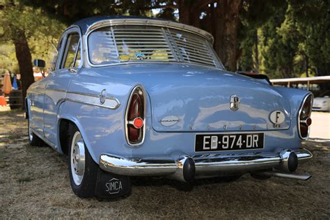 Simca Aronde P60 De 1960 Couleur Bleue Toutes Les PyrÉnÉes · France