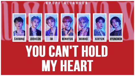 Sub Eng Ita Monsta X You Can T Hold My Heart Youtube