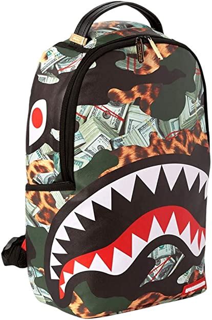 Sprayground Backpack Shark Green Uk Fashion