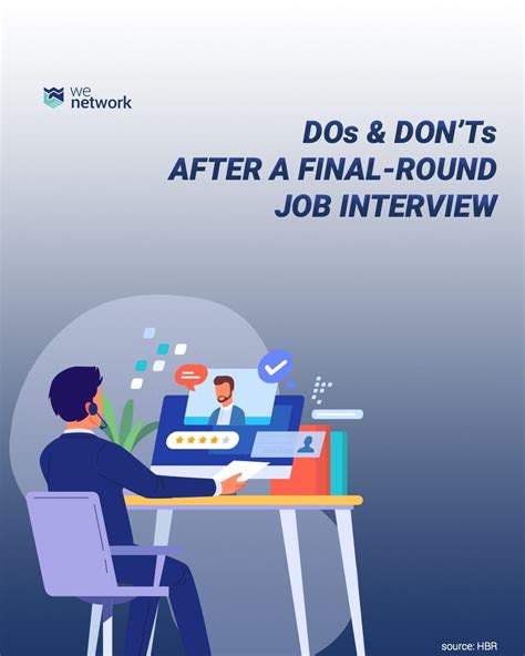 Dos And Donts After Final Round Job Interview Wenetwork