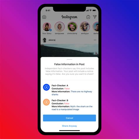 Instagram Adds False Information Labels To Prevent Fake News From
