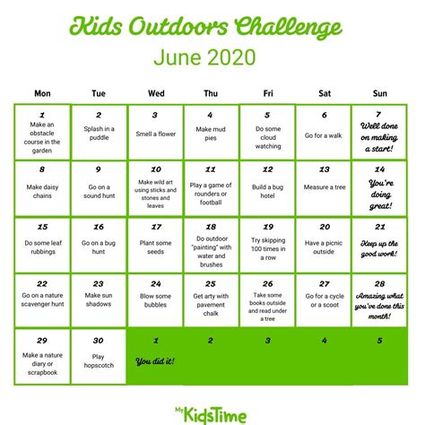 Join the Fun With Our 30-Day Kids Outdoors Challenge!