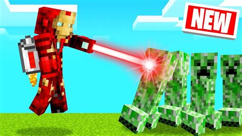 Playing As Iron Man In Minecraft Mod Youtube