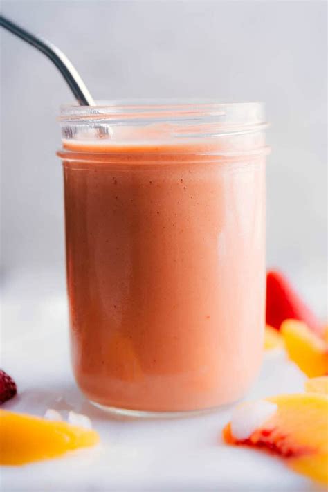 Peach Smoothie Loaded With Flavor Chelseas Messy Apron