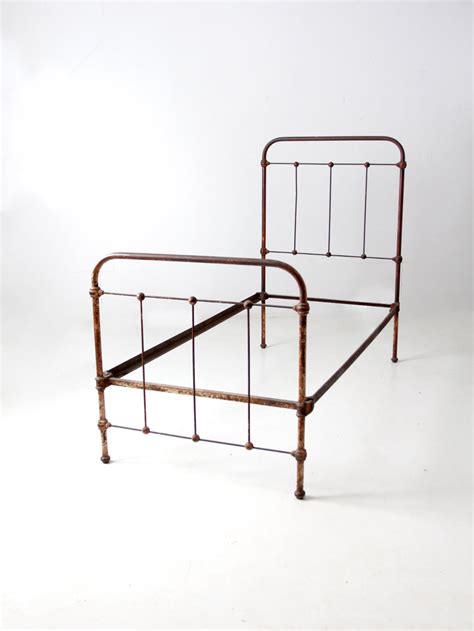 Antique Iron Twin Bed 86 Vintage